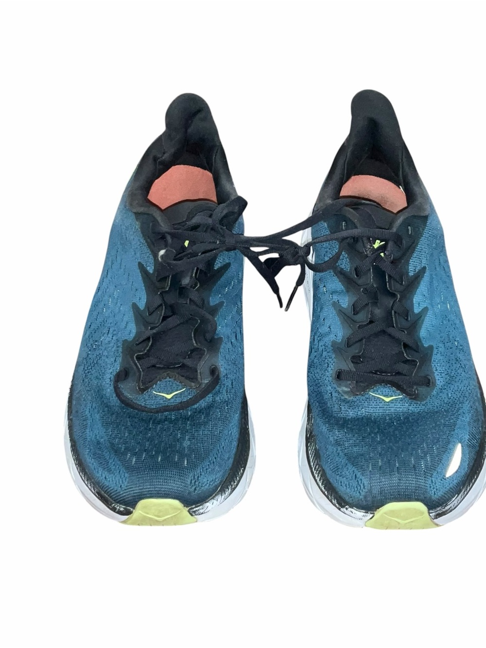HOKA One One Clifton 8 Wide Men’s 9 2E Running Shoes Blue Black
